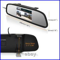 5 TFT LCD Monitor Car Rear View Reverse Rotation 360 Mini Parking Backup Camera