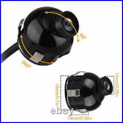 5 TFT LCD Monitor Car Rear View Reverse Rotation 360 Mini Parking Backup Camera