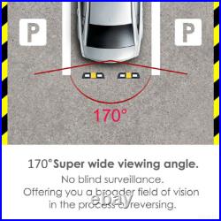 5 TFT LCD Monitor Car Rear View Reverse Rotation 360 Mini Parking Backup Camera