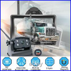 5 Wireless 2CH Car Monitor Portable Magnetic Reversing Camera for Truck RV Bus