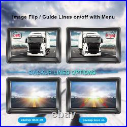 5 Wireless 2CH Car Monitor Portable Magnetic Reversing Camera for Truck RV Bus