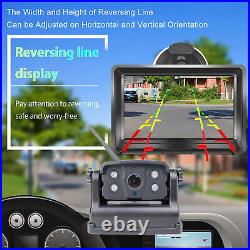 5 Wireless 2CH Car Monitor Portable Magnetic Reversing Camera for Truck RV Bus