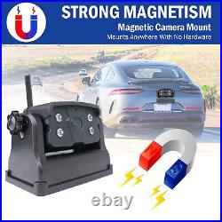 5 Wireless 2CH Car Monitor Portable Magnetic Reversing Camera for Truck RV Bus