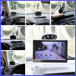 5 Wireless HD Car Monitor IR Rear View Backup Camera Kit for RVs Truck Trailer