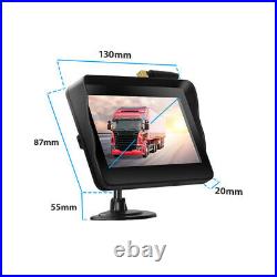 5 inch Car Monitor Backup Camera Display Waterproof Rear View Reverse Wireless