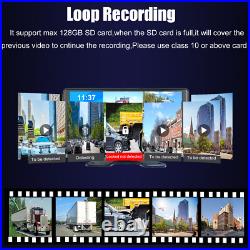 5ch 10.36 IPS Monitor 1080P Backup Camera For Truck Caravan Rear View Reverse