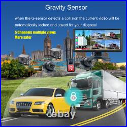 5ch 10.36 IPS Monitor 1080P Backup Camera For Truck Caravan Rear View Reverse