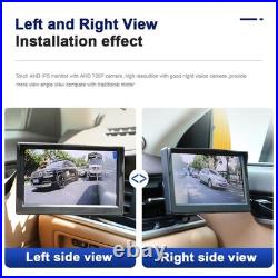5inch Car Digital Side View Mirror Monitor Blind Spot Camera System 2CH AHD 720P