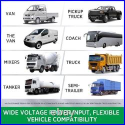 6CH Backup Camera 10.36 Touch Screen withBlind Spot Detection Avoid Blind