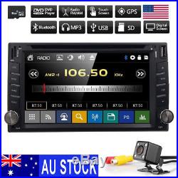 6.2 2din Car DVD CD Audio video Player Stereo/GPS/Radio SWC Reverse Camera AU