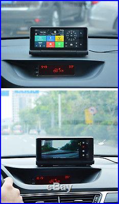 6.86 Car DVR Bluetooth Night Vision Dash Cam GPS Navigation + Rear View Camera