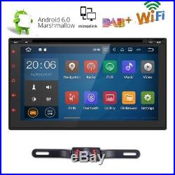6.95 Double DIN Car DVD Player GPS Stereo USB Radio Bluetooth + Reverse Camera
