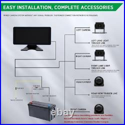 6 Channel Dash Cam 6CH Backup Camera 10.36 Touch Screen