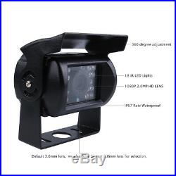 720P AHD 4CH SD 256G GPS Car Vehicle DVR Record Rear View CCTV Camera 7 monitor