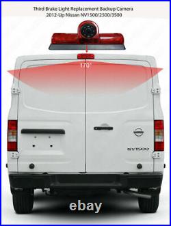 7Mirror Monitor Brake Light RearView Backup Camera For Nissan NV 1500 2500 3500
