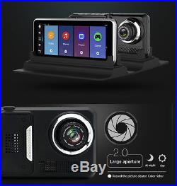 7.0 HD Car DVR Rear view GPS Navigation Android 4.4 with DVR Camera Recorder