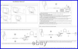 7 1080P AHD Wired Reverse Rear View Backup Camera System, Guide Line, Ip69K No Wa