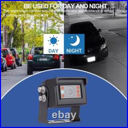 7 1080P AHD Wired Reverse Rear View Backup Camera System, Guide line, IP69K No