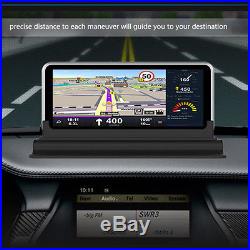 7 1080P HD Autos DVR Rear View GPS Navigation WIFI FM Video Recorder Camera Kit