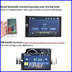 7'' 2Din In Dash Car MP5 MP3 Bluetooth Player Stereo Radio GPS +Rear View Camera