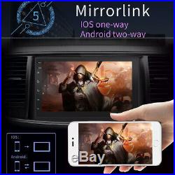 7'' 2 Din Car Stereo Radio MP5 Mirror Link for GPS Buletooth + rear view Camera