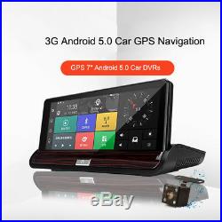 7 3G Wifi Car DVR GPS Full HD 1080P Car Rear View Mirror Monitor Reverse Camera