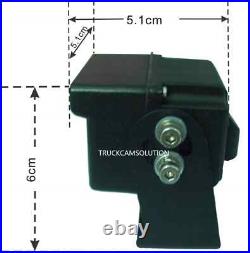 7 Ahd 1080p Wired Rear View Backup 2-camera System For Skid Steer, Truck