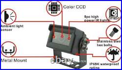 7 Ahd 1080p Wired Rear View Backup 2-camera System For Skid Steer, Truck