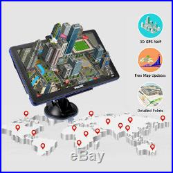 7 Car Bluetooth GPS Navigation System Wireless Backup Camera Reverse Rear View