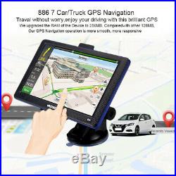7 Car Bluetooth GPS Navigation System Wireless Backup Camera Reverse Rear View