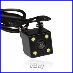 7 Car Bluetooth Rearview Mirror Monitor G-sensor DVR GPS NAV BT Reverse Camera