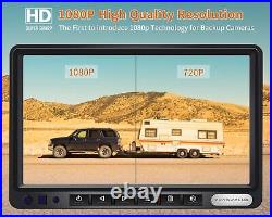 7'' Car Rear View Backup Camera Kit FHD 1080P Monitor Blind Spot Reverse BQ02