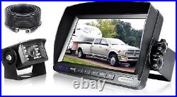 7 Car Rear View Backup Camera Monitor Night Vision Waterproof for RV Bus Truck