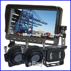 7 Digital Backup Rear View System Side View Camera Cctv Video Observation Kit