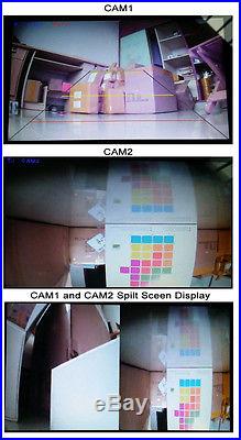 7 Digital Rear View Backup Camera System, 2 Side View Cameras, Waterproof Monitor