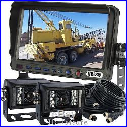 7 Digital Rear View Back Up Camera System, 2 Rv Cameras For Agriculture Farm