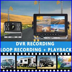 7 Digital Wireless DVR Monitor Rear View Camera 1080P for Camper Trailer Truck