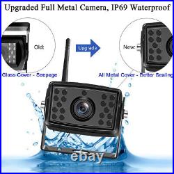 7 Digital Wireless DVR Monitor Rear View Camera 1080P for Camper Trailer Truck