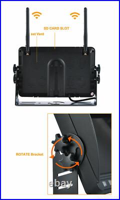 7 Digital Wireless DVR Monitor Rear View Camera 1080P for Camper Trailer Truck