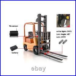 7'' Digital Wireless IPS Screen HD Front Rear View Camera Magnetic Fit forklift