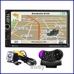 7 HD Car Stereo Radio 2 Din Mp3 Mp5 Player GPS Navigation Bluetooth Usb Audio