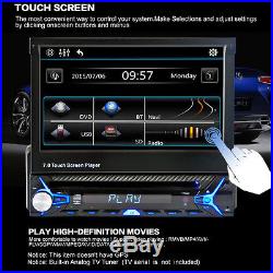 7 HD Touch Screen Car Bluetooth FM Radio MP5 DVD/CD Player with Rearview Camera