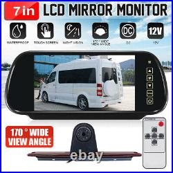 7 Mirror Monitor + Brake Light Backup Camera Kit for Ford Transit Van 2014-2018