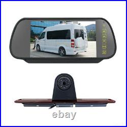 7 Mirror Monitor Side View + Reversing Camera Kit For Benz Sprinter VW Crafter