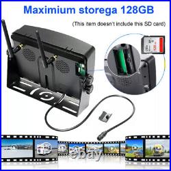 7 Monitor DVR Wireless Solar Magnetic Backup Rear view Camera for Car RV Truck 7 Monitor DVR Wireless Solar Magnetic Backup Rear view Camera for Car RV Truck