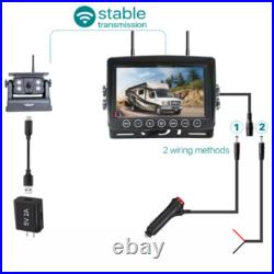 7 Monitor DVR Wireless Solar Magnetic Backup Rear view Camera for Car RV Truck 7 Monitor DVR Wireless Solar Magnetic Backup Rear view Camera for Car RV Truck