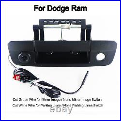 7 Monitor Rear View Camera Backup Camera For Dodge Ram 1500 2500 3500 2010-2017