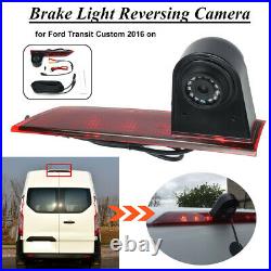 7 Monitor & Reverse Rear View Camera Brake Light For Ford Transit Custom 16 On