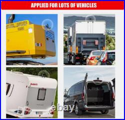 7 Monitor Wireless Dual Rear View Backup Camera System for Bus Truck RV Trailer