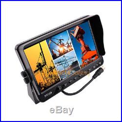 7 Quad Split Screen Monitor CCD Rear View Camera System For Truck Trailer Rv 7 Quad Split Screen Monitor CCD Rear View Camera System For Truck Trailer Rv